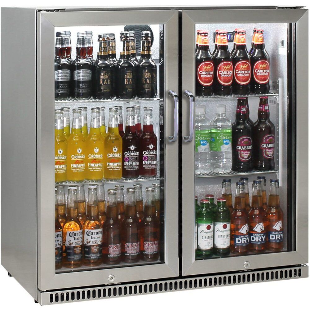 190L DOUBLE DOOR OUTDOOR FRIDGE